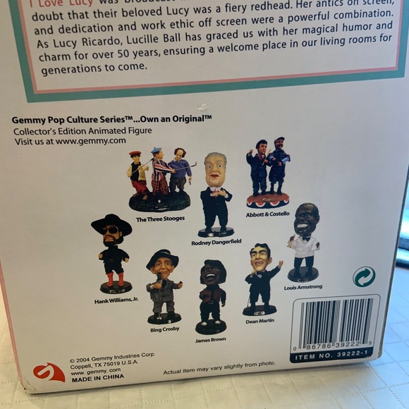 VTG Gemmy I Love Lucy Vitameatavegamin Pop Culture Series Animated Figure NEW! - Picture 16 of 16